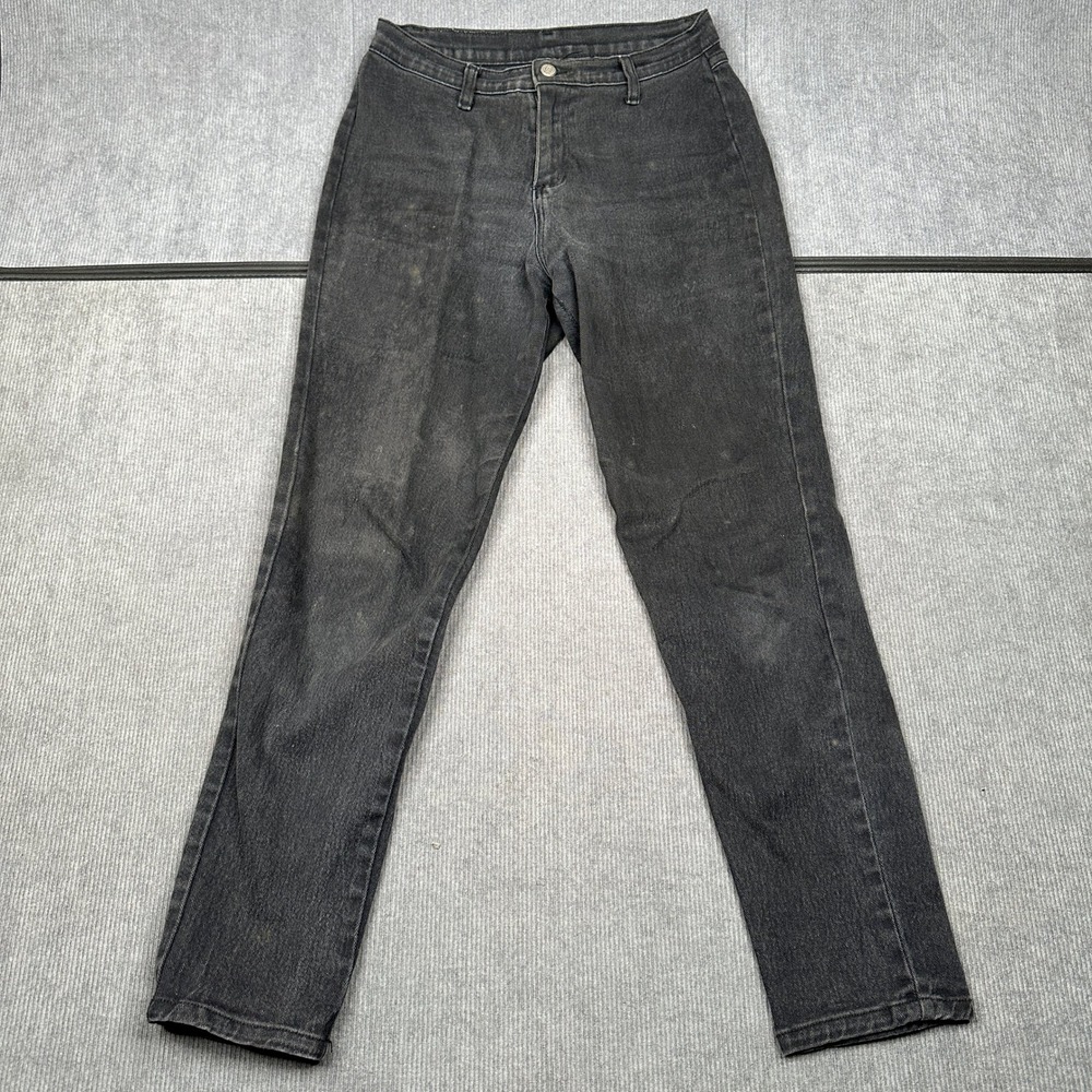Vintage Watch LA High Waisted‎ Tapered Jeans Faded Black Size 13-14 Made in USA